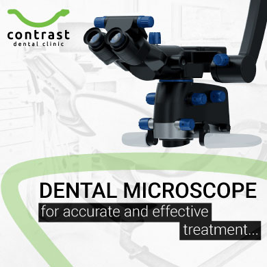 Dental treatment under the microscope